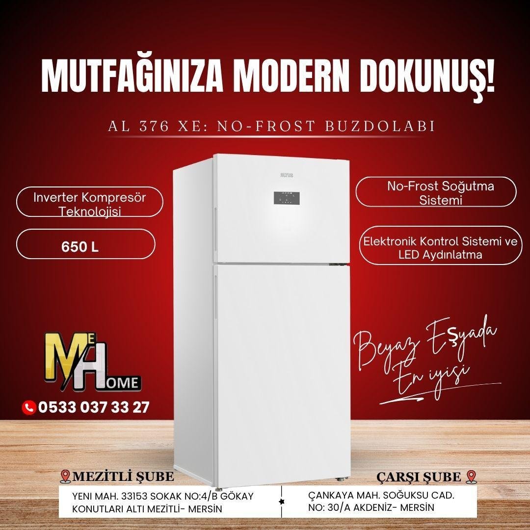 AL 376 XE: No-Frost Buzdolabı