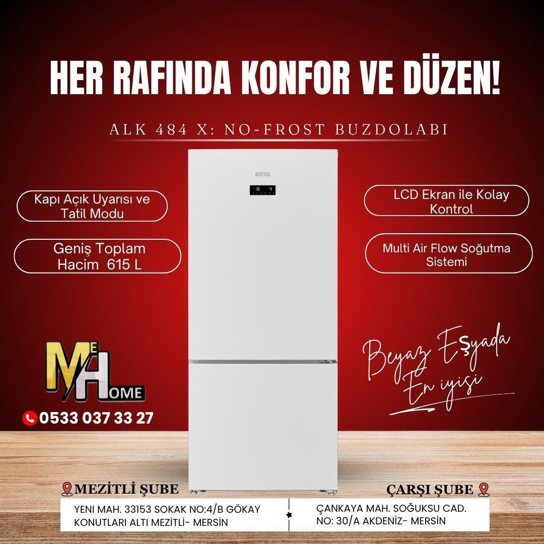 ALK 484 XE: No-Frost Buzdolabı