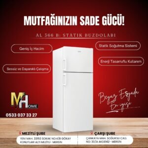 AL366 B :STATİK BUZDOLABI